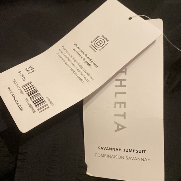 Athleta Savannah Jumpsuit // Black - Picture 7 of 16